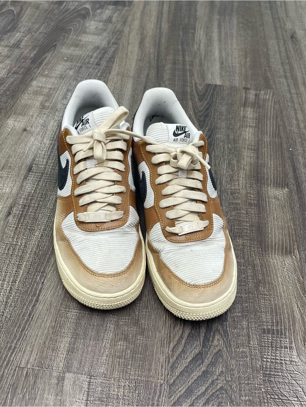 Nike Air Force 1‎ low ‘07 ale brown sandrift shoes women’s size 10 - Picture 2 of 6